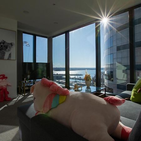 天空城景 海景 私人大阳台公寓 Auckland Bagian luar foto