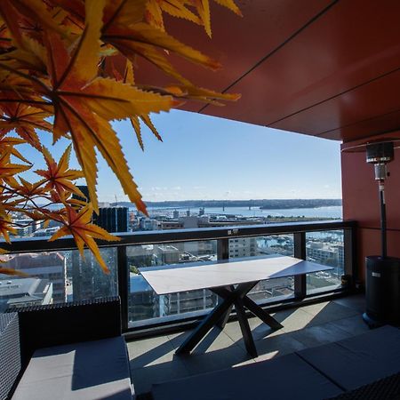 天空城景 海景 私人大阳台公寓 Auckland Bagian luar foto