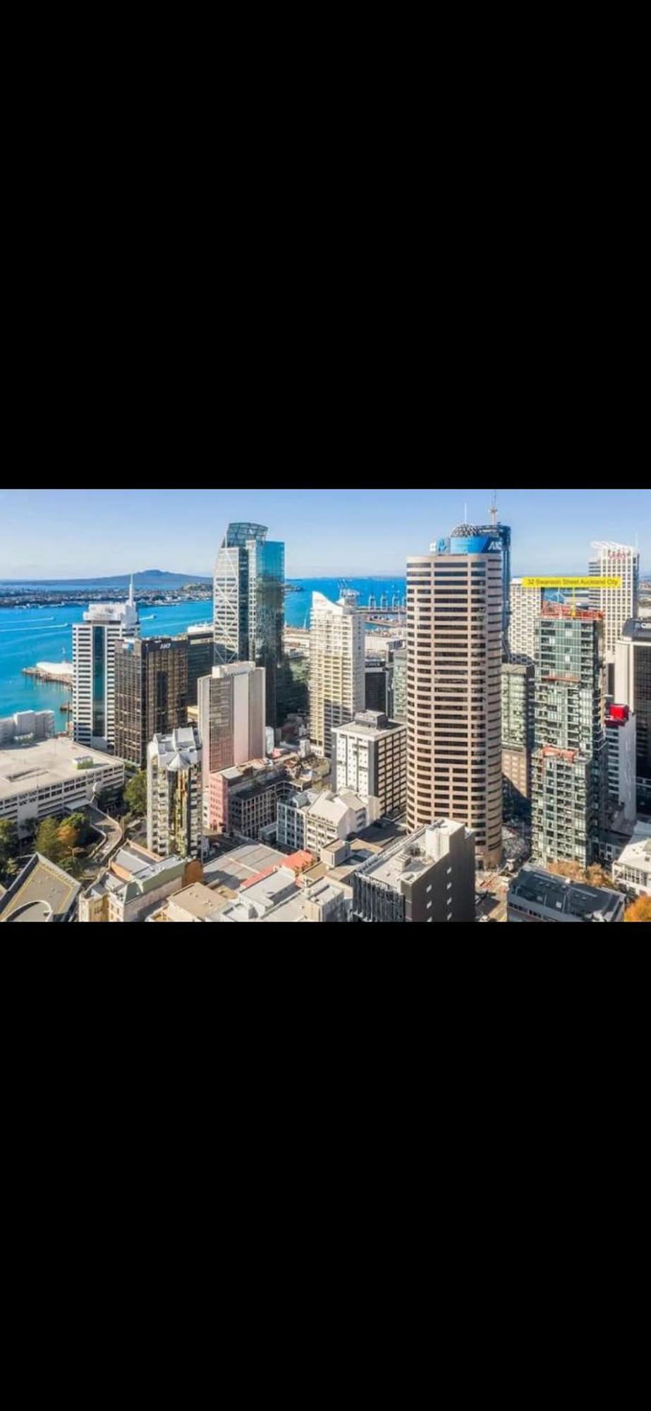 天空城景 海景 私人大阳台公寓 Auckland Bagian luar foto
